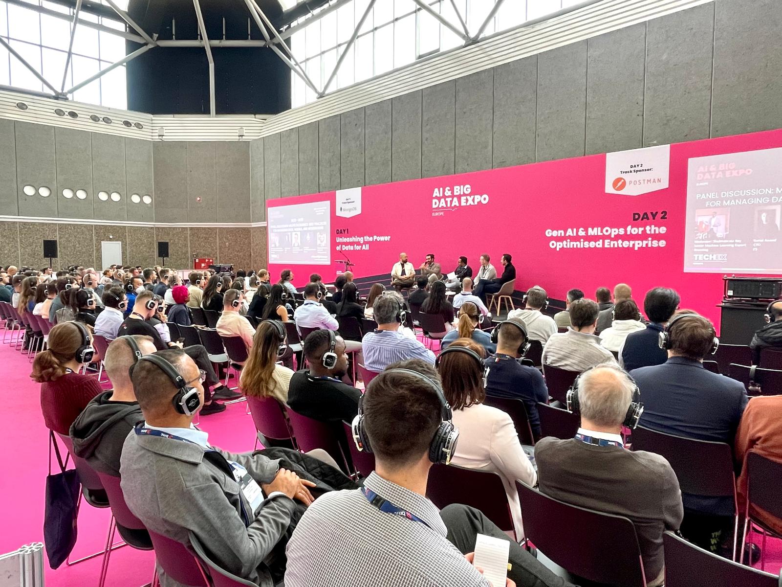 Panel discussion at AI & Big Data Expo '24