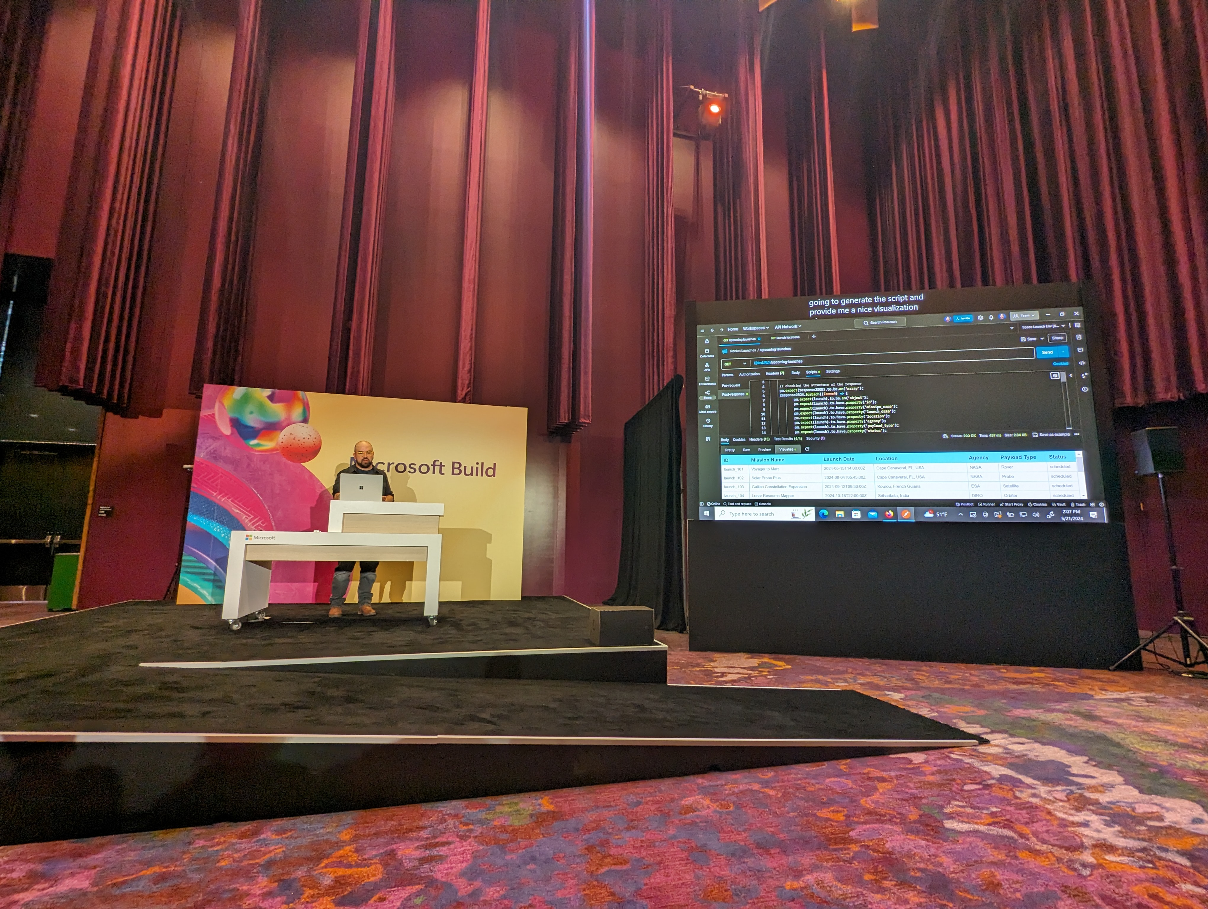 Speaking at Microsoft Build '24
